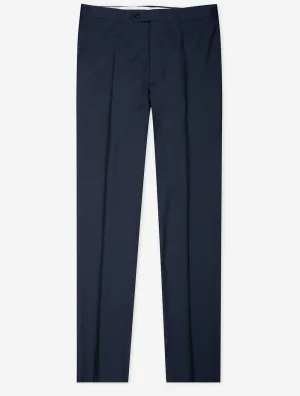 Wool Trousers Navy